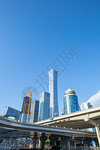 北京国贸桥国贸cbd大楼背景图片
