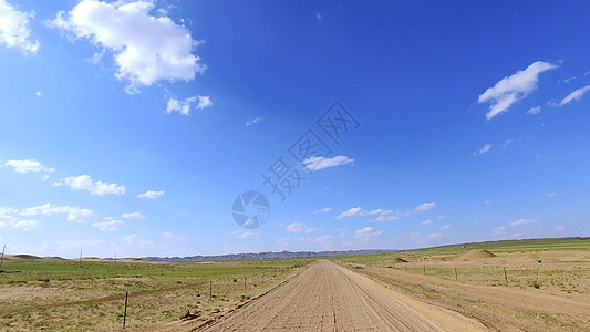 蓝天公路内蒙古的草原天路背景