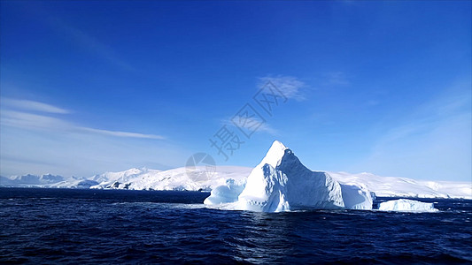 南极的蓝天白云图片
