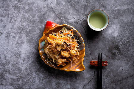 日料小食凉拌粉丝高清图片