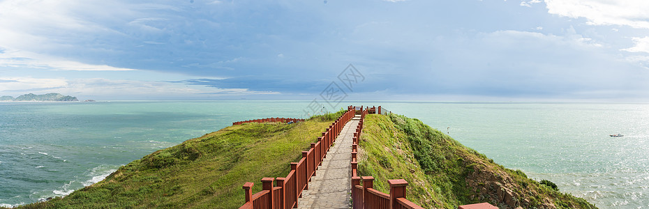 群山悬崖嵊山枸杞岛观景台背景