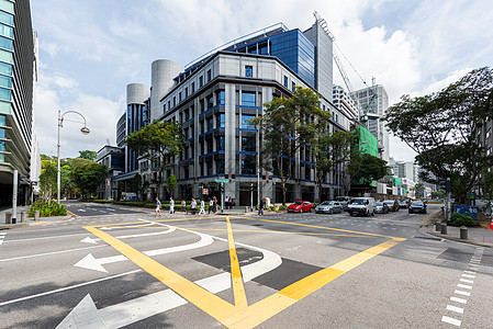 新加坡街景和商场高清图片