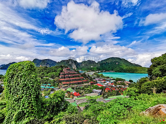 泰国皮皮岛山顶观景台图片