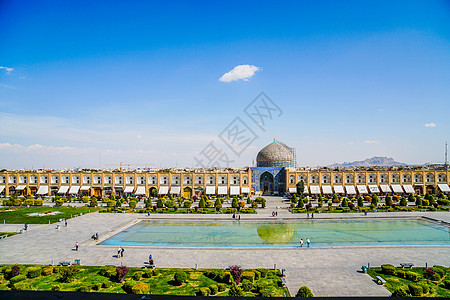 伊朗伊斯法罕伊玛目广场高清图片