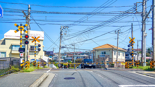 日本旅行夏日镰仓风光背景