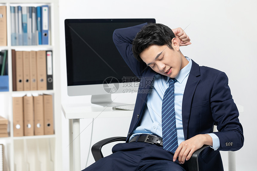 商务男士疲劳