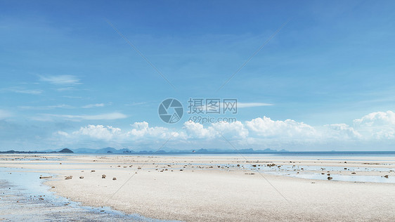 泰国苏梅岛白沙滩海滨图片