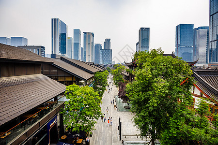 成都春熙路背景图片