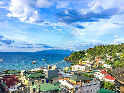 大海风景城市风光背景