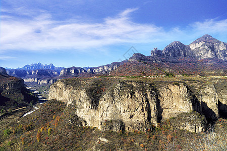 河北平山太行山十里画廊秋色图片