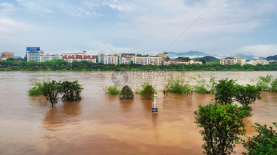 洪水洪涝自然灾害图片