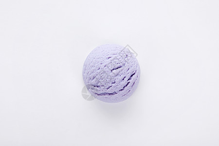 夏日香芋口味冰淇淋球图片
