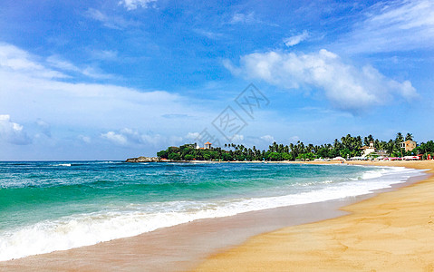 斯里兰卡海滩斯里兰卡海边风光背景