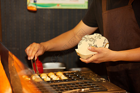 特色美食小吃制作特写图片