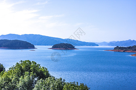 浙江千岛湖千岛湖景色风光背景