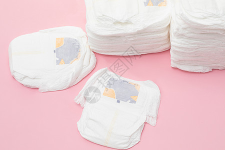 婴儿纸巾婴儿纸尿裤背景