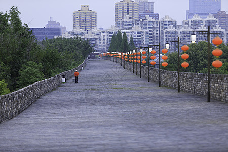 南京明城墙夜景高清图片