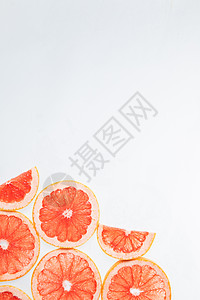 新鲜的红柚背景图片