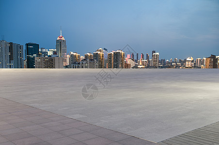 地面灯光青岛夜景天台背景