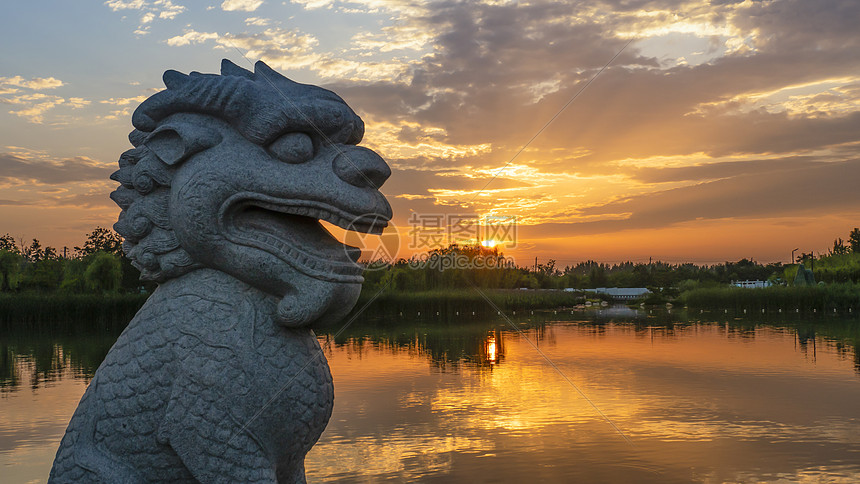 西安市鄠邑区渼陂湖景区图片