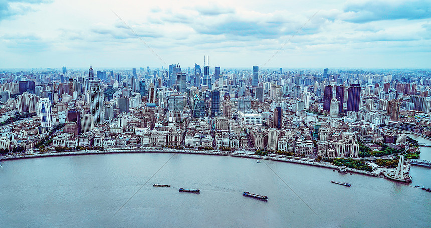 上海城市高楼外景图片