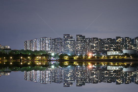 青岛城市夜景图片
