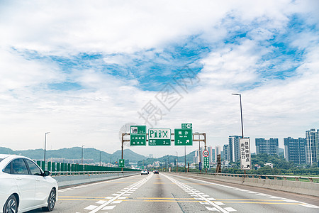 公路路牌高速道路背景