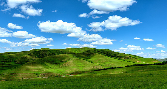 内蒙古草原蓝天白云风光图片