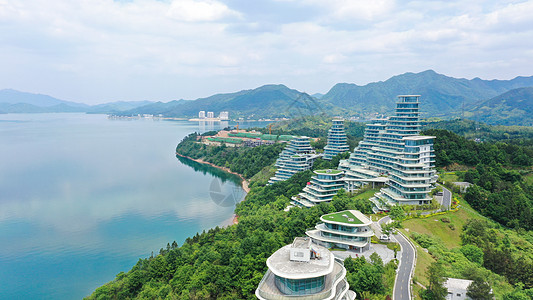 黄山风景区黄山太平湖风景区背景