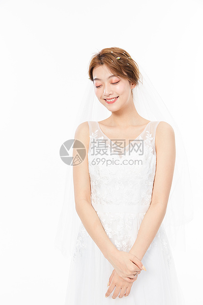 婚纱美女图片