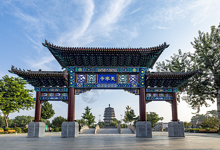 石家庄正定天宁寺图片素材