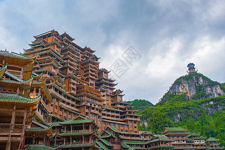 贵州省黔南布依族苗族自治州独山县影山镇静心谷景区背景图片