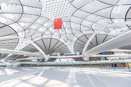 北京大兴机场内景候机图片