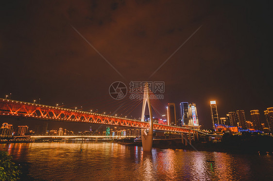 重庆千厮门大桥夜景图片