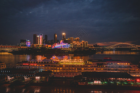 重庆大剧院夜景图片