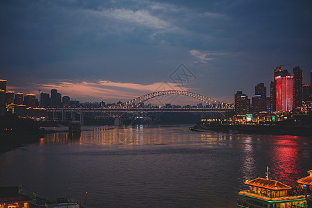 重庆夜景大桥图片
