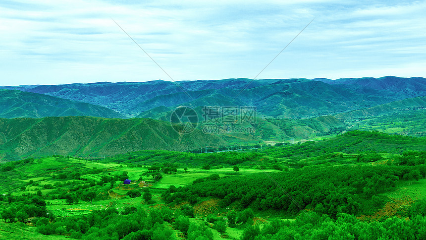 内蒙古凉城县山村景观图片