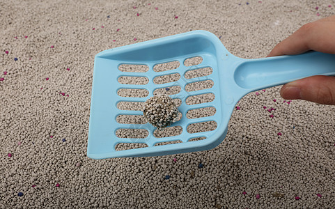 膨润土猫砂塑料母粒高清图片