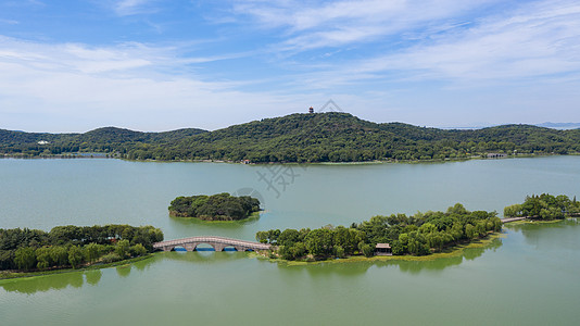 无锡太湖风光蠡湖公园背景图片