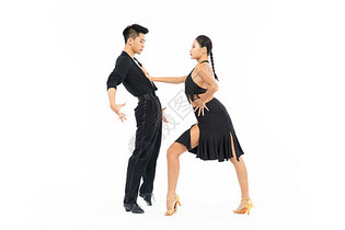 双人拉丁舞舞蹈动作图片