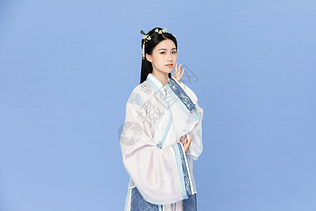 汉服古装美女背景图片