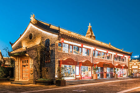 圣地河谷金延安夜景高清图片