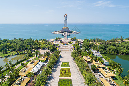 观音雕像海南省三亚南山海上观音背景