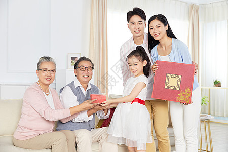 中秋节家庭聚会高清图片