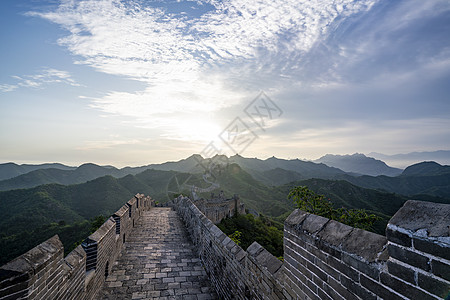 金山岭长城背景图片