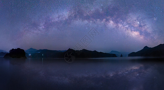 美丽星轨户外美丽星空背景