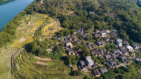 罗定梯田背景