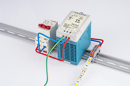 家用电源空开接线背景图片