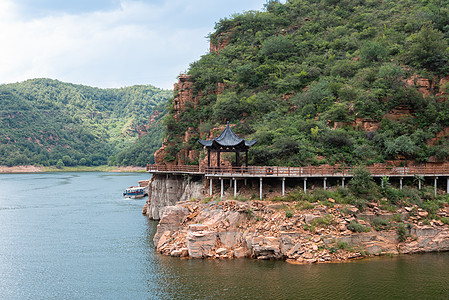 古乡湖河北邯郸京娘湖风光背景