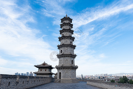 大同城墙山西大同古城风光背景